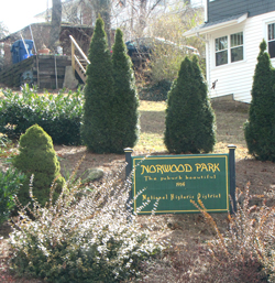 Norwood Park Sign