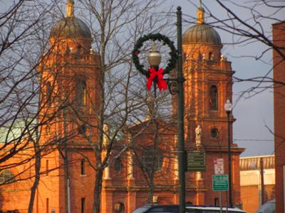 St Lawrence Basilica at Christmas